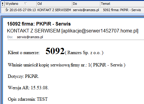 PKPiR - skróty klawiszowe