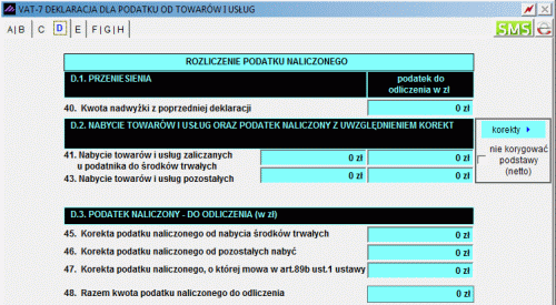 VAT-7 naliczony